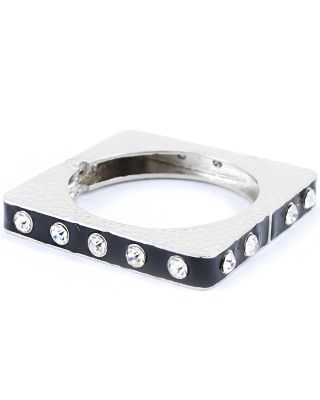 FC-6054 BK Square Bangle Bracelet